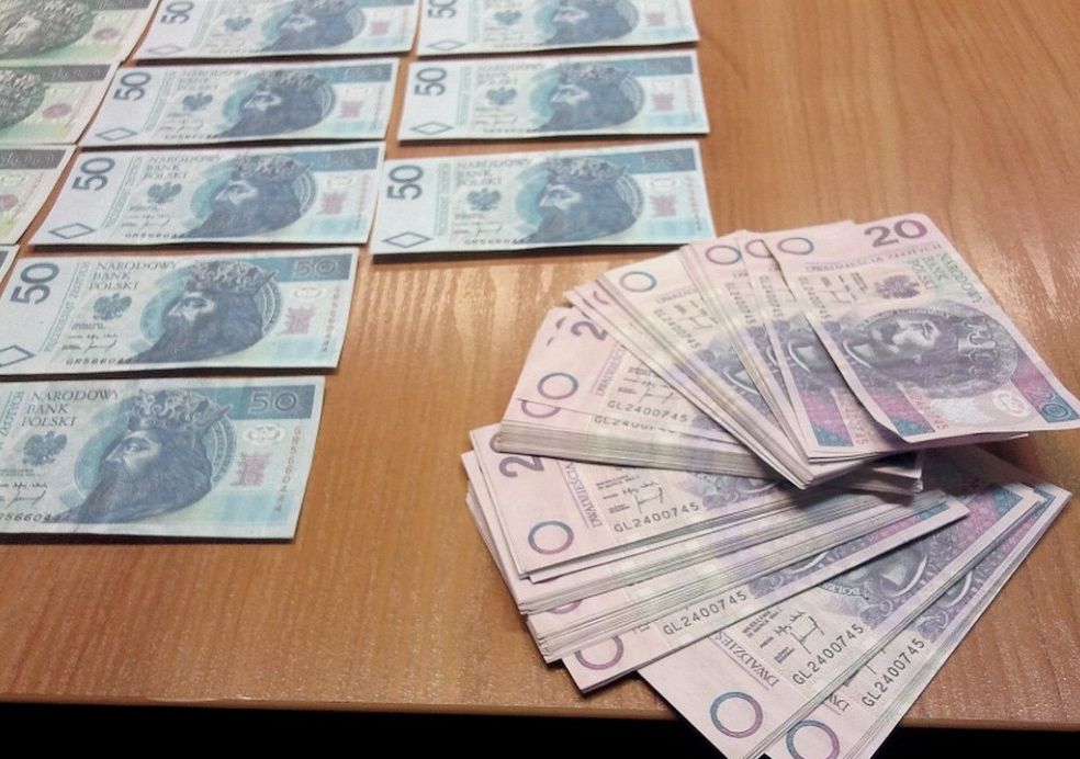 Banknoty produkowane były na drukarce (podlaska.policja.gov.pl)