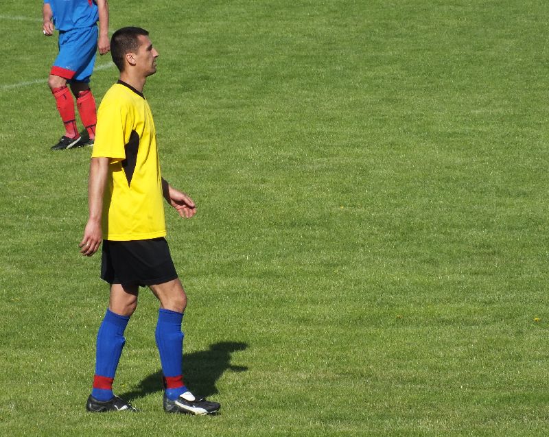 Zwycięskiego gola dla Sokoła zdobył Piotr Andrzejewski (iSokolka.eu)